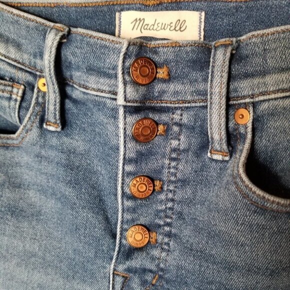 Madewell  10" High-Rise 26 Skinny Jeans Button-Front Edition - Picture 7 of 13